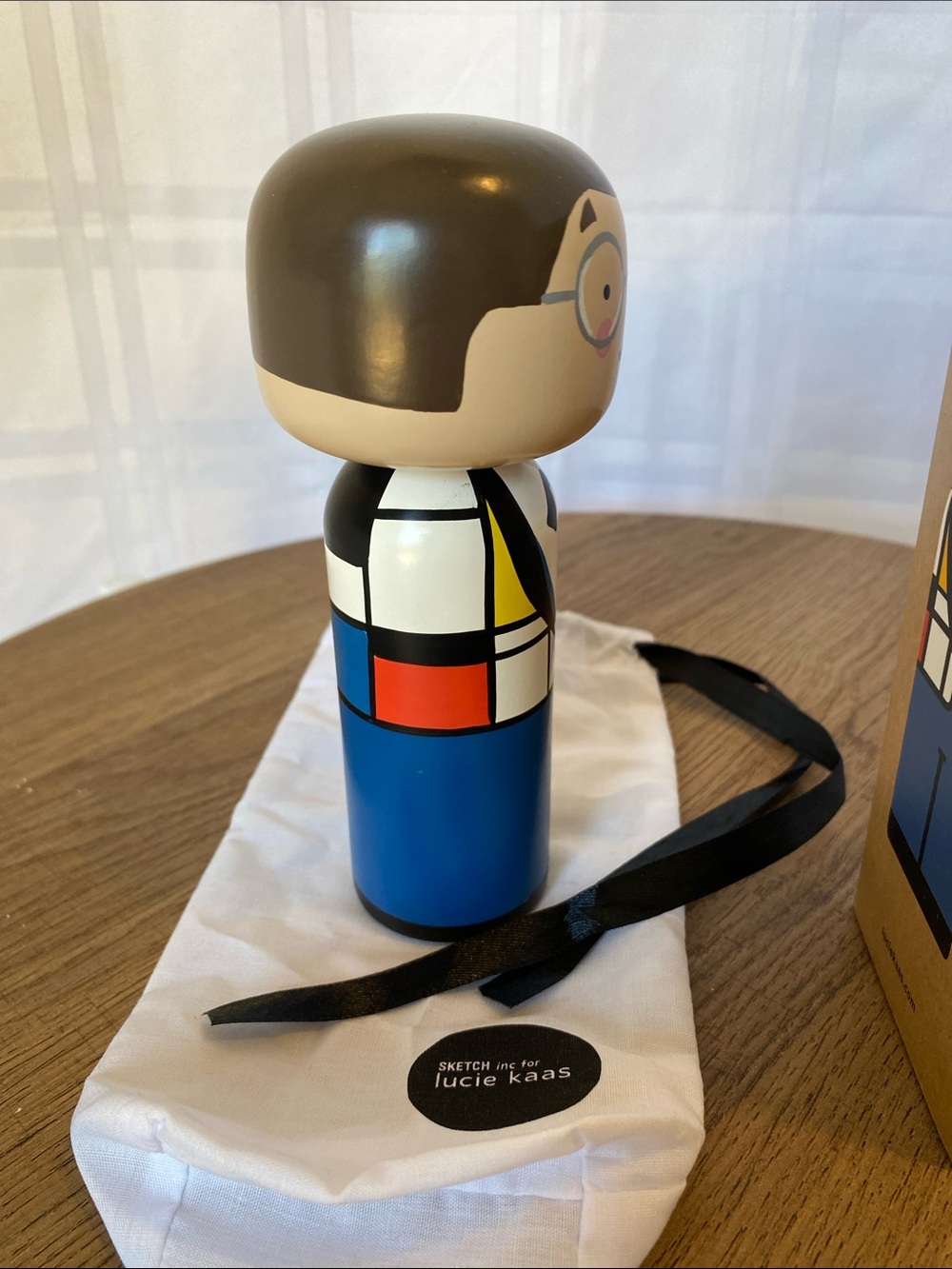 Kokeshi Piet Doll Figure Sketch.inc for Lucie Kaas Size 14.5 cm NEW - Picture 7 of 8